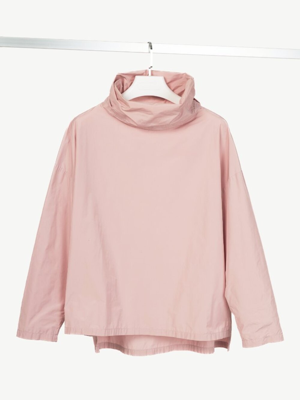 XD Xenia Design Begi Pink Taffeta Cowl-Neck Top